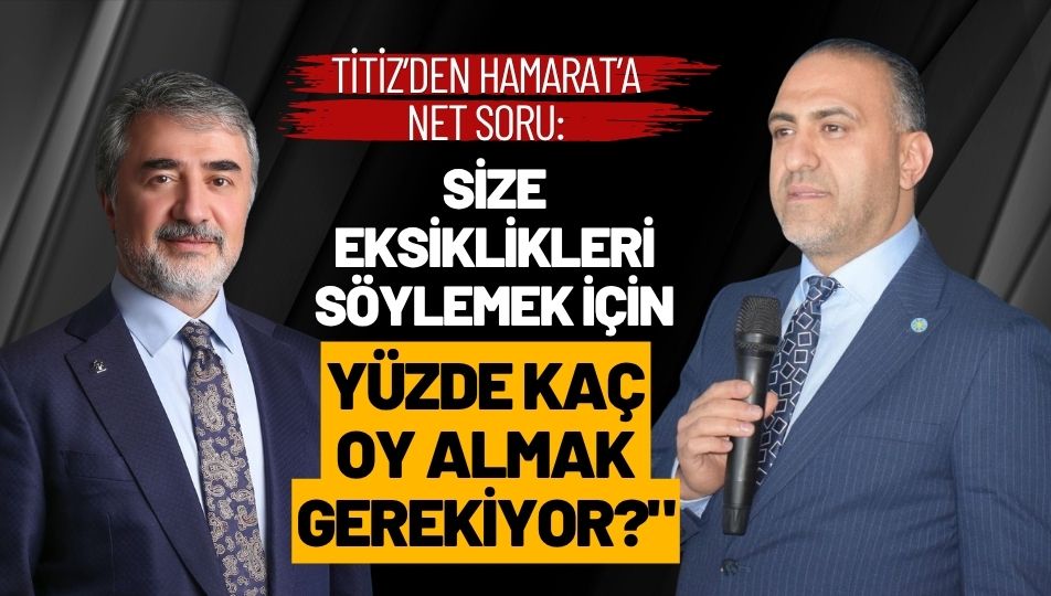 Fatih Titiz'den Hamarat'a 
