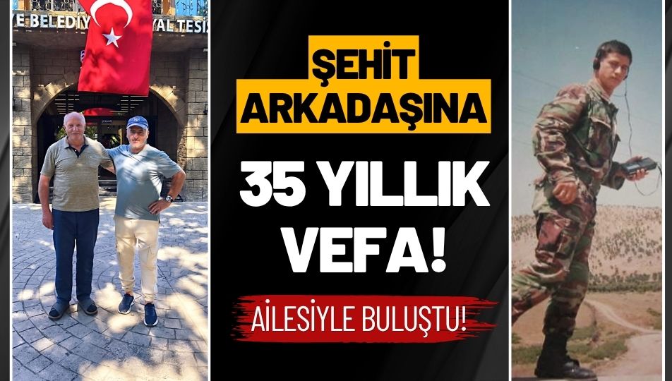 Şehit Jandarma Er Zekeriya Kocakoç'un Silah Arkadaşından 35 Yıllık Vefa